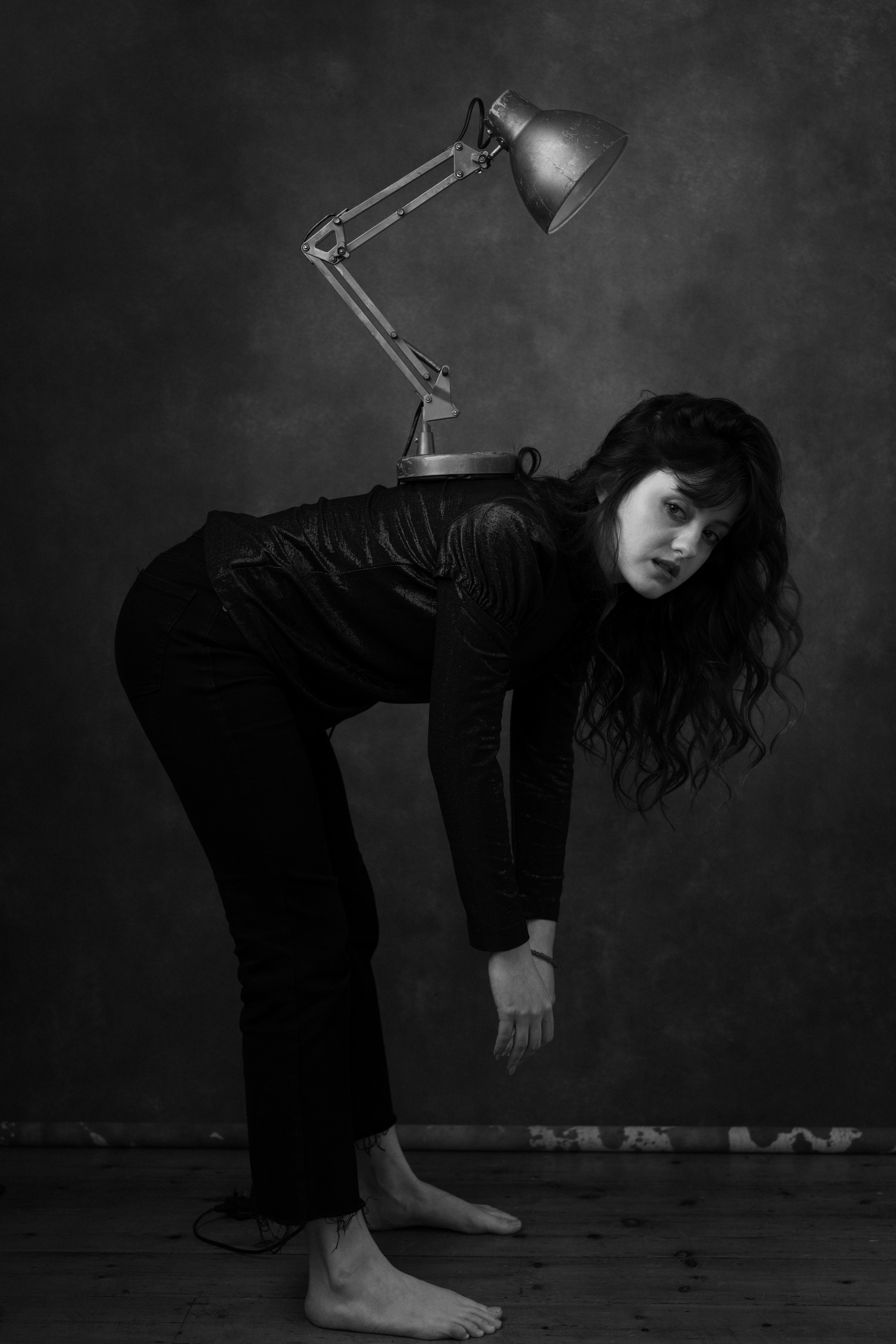 an editorial photo of a London actor 