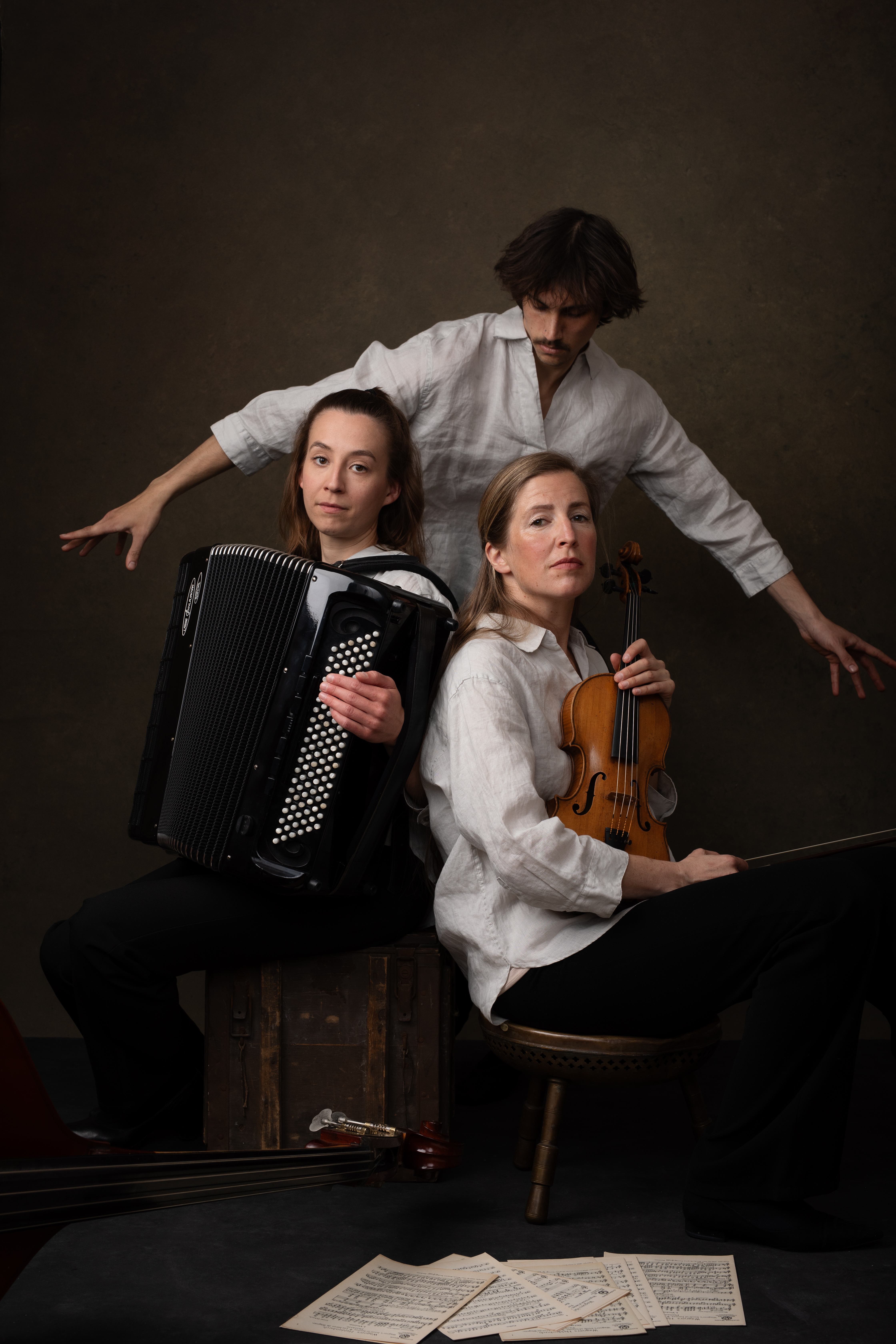 a portrait of 3 London actors 