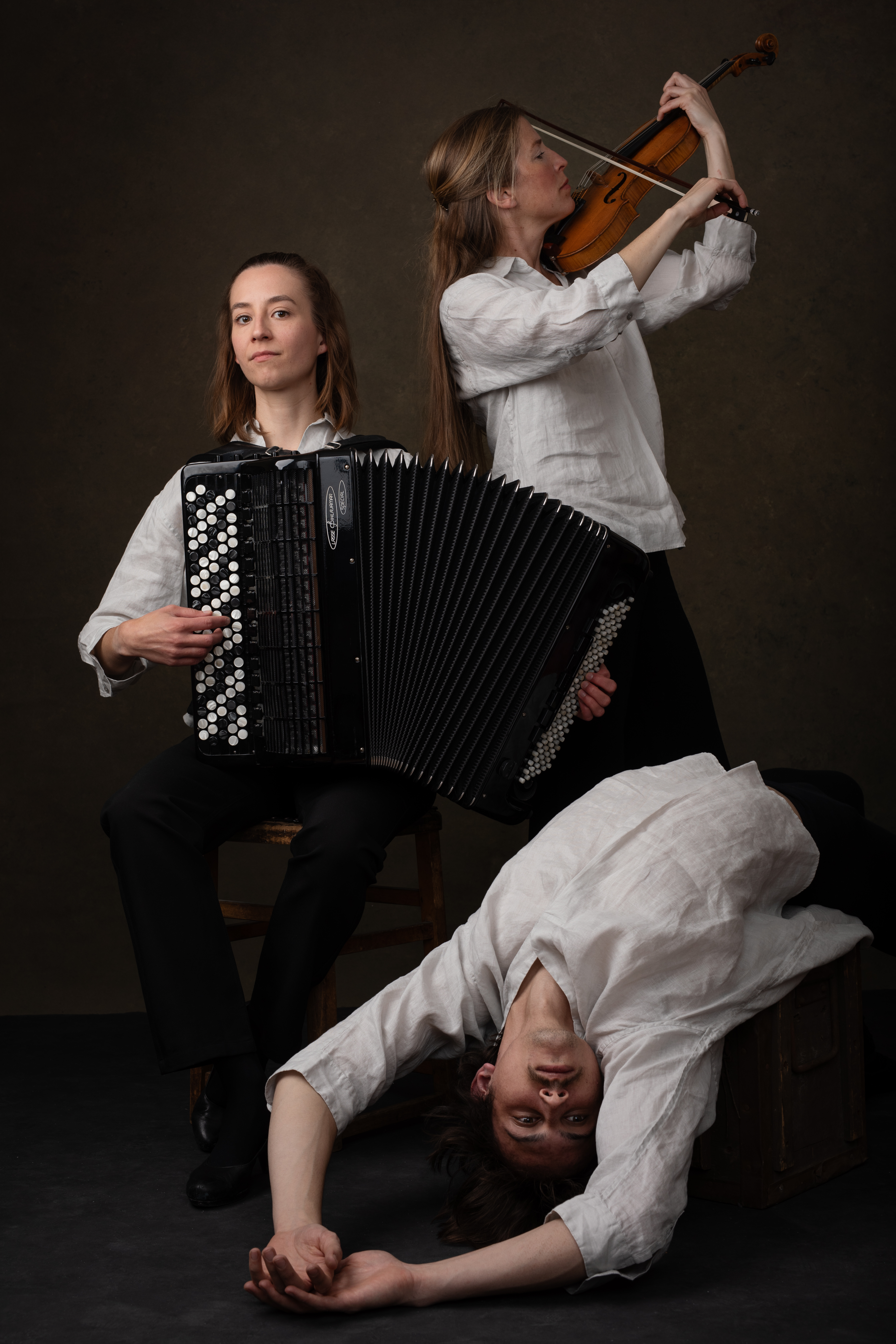 a portrait of three London actors 