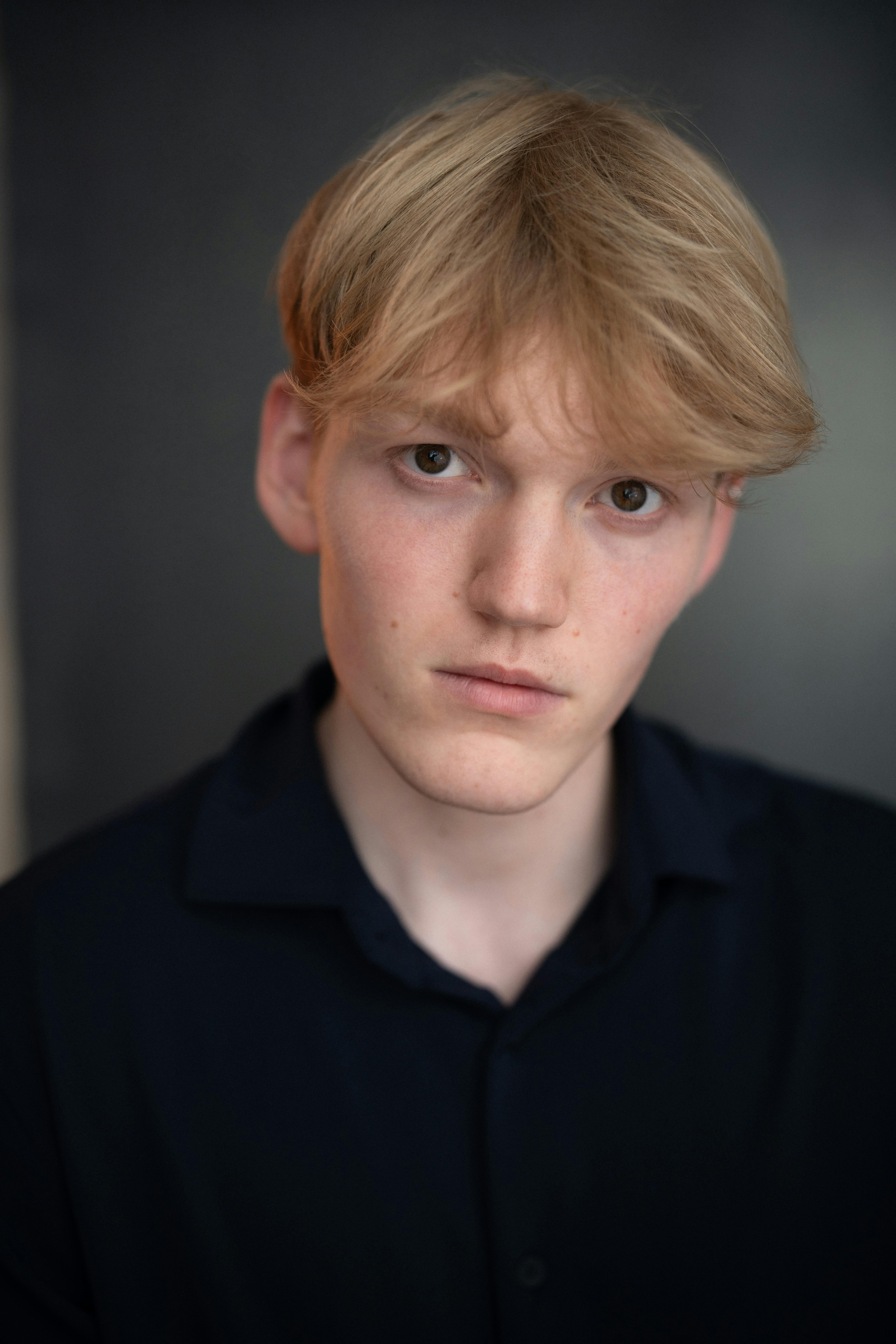 a headshot of a London actor