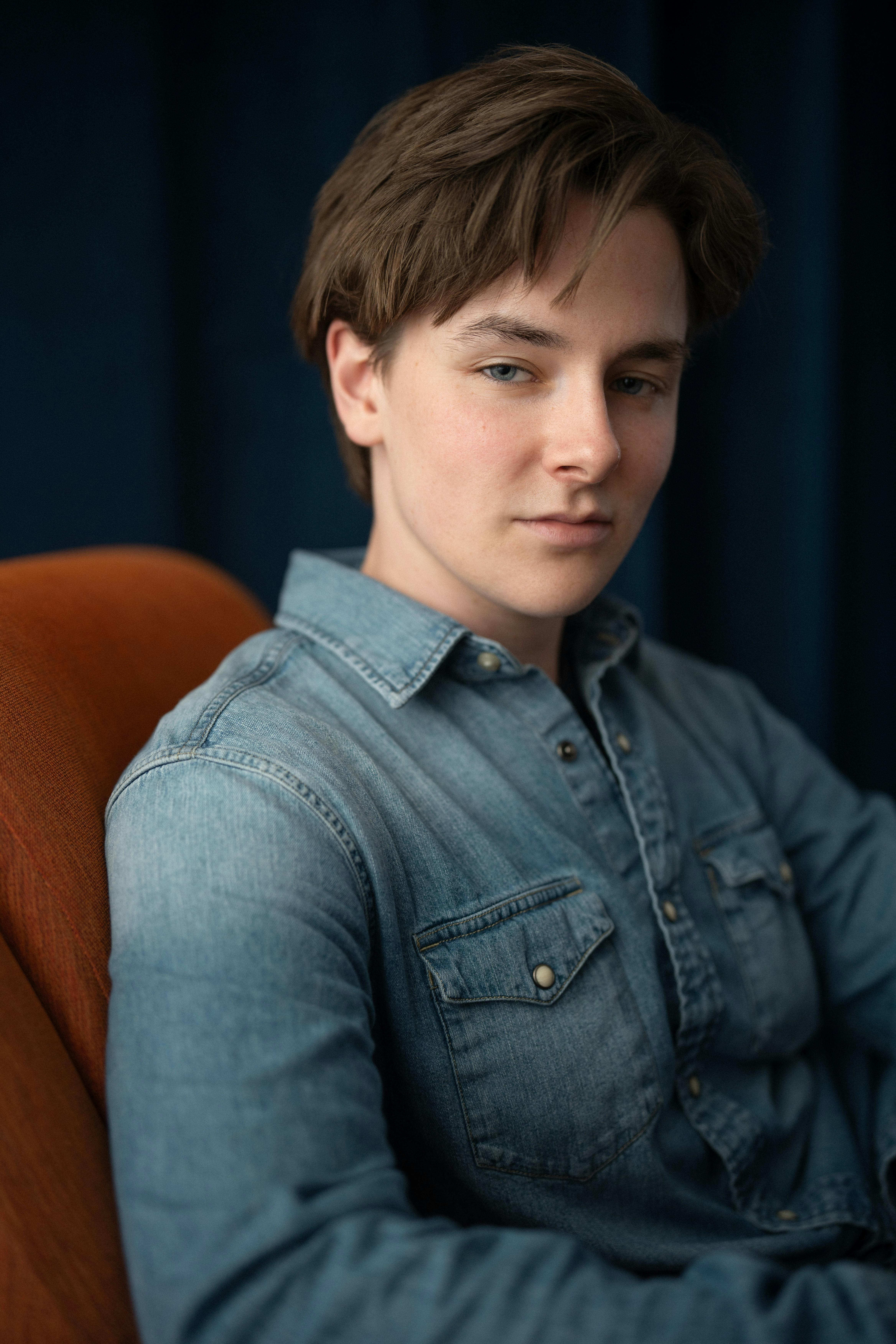 headshot of a London actor