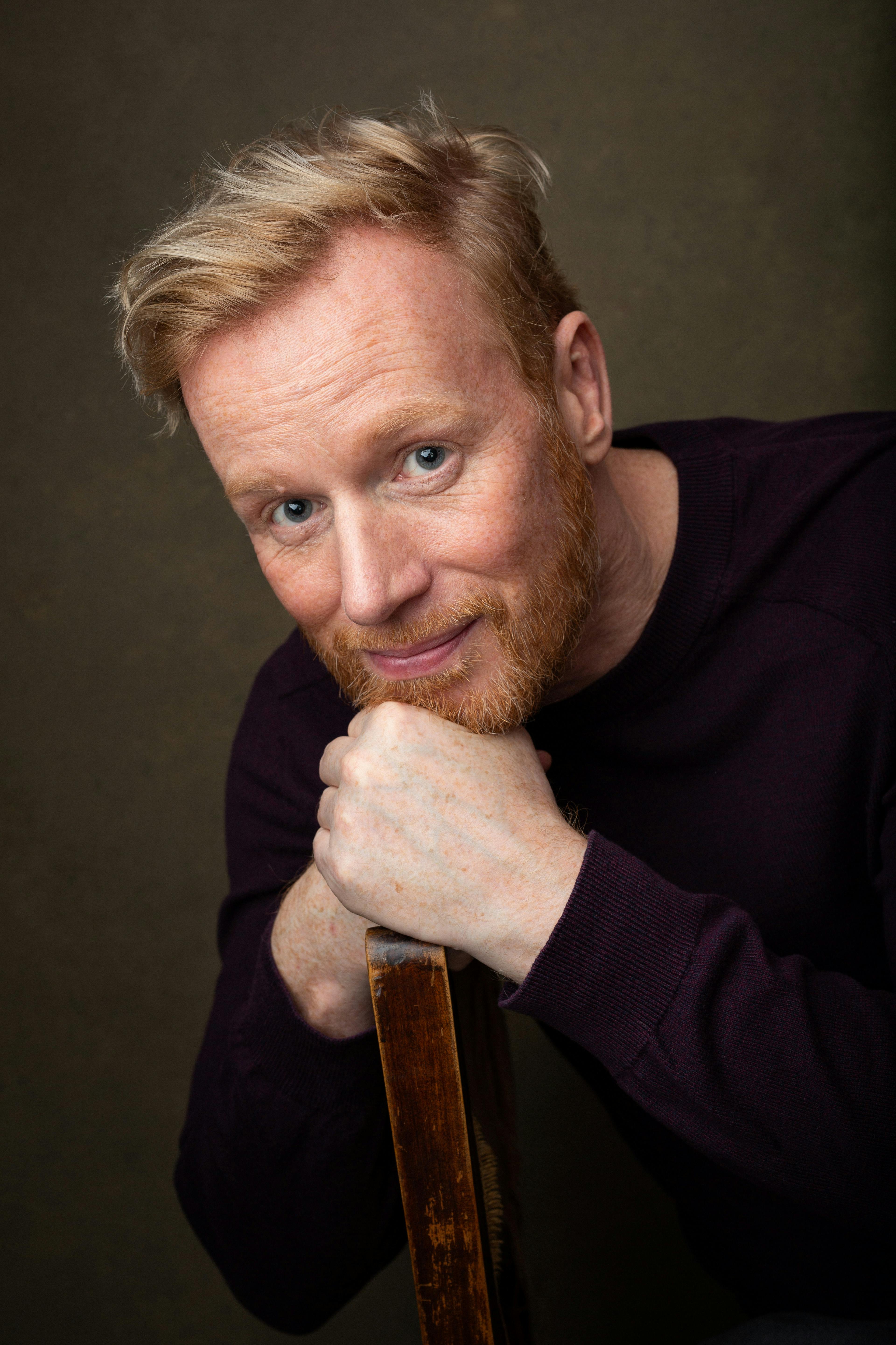 headshot portrait of a professional London actor
