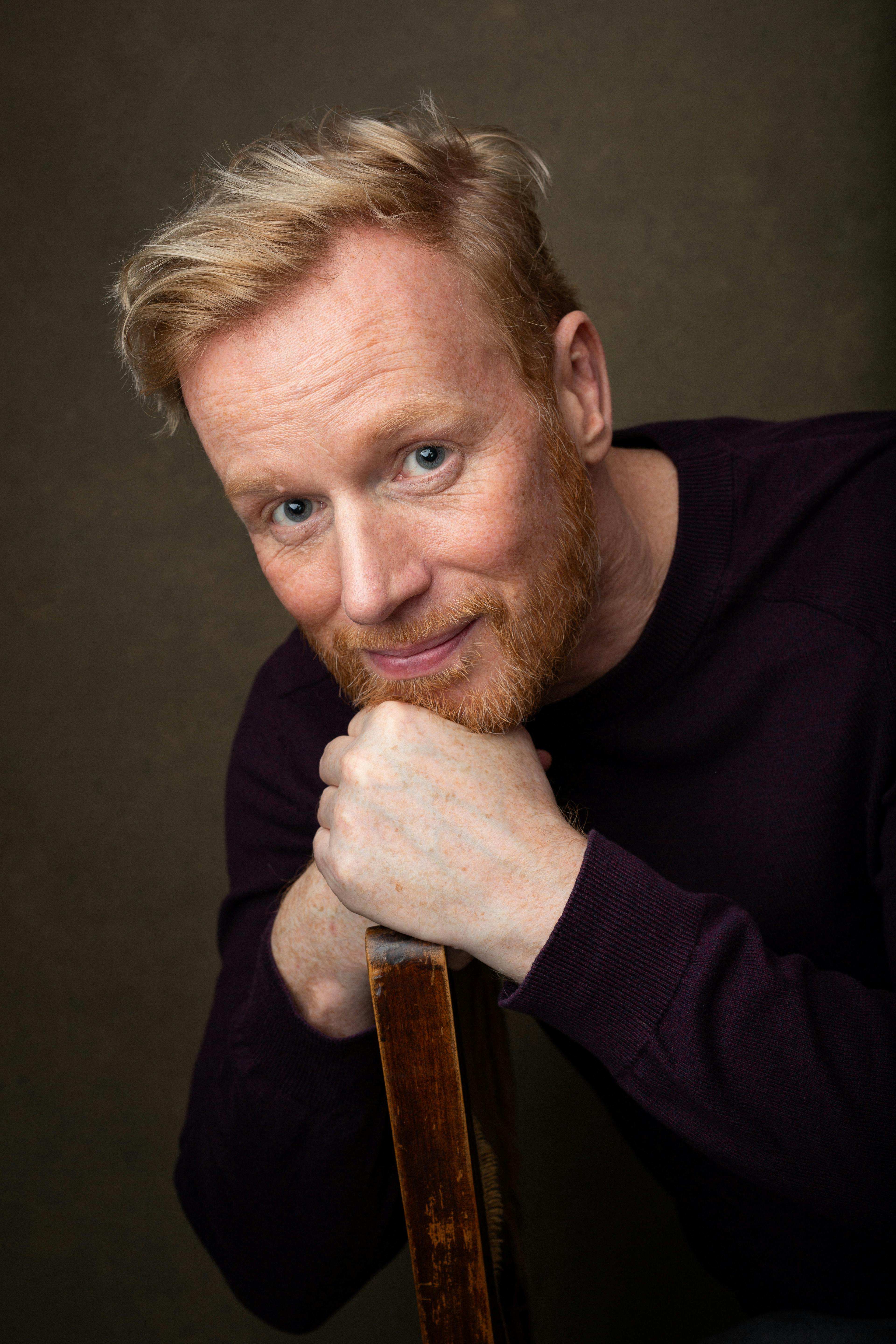 headshot portrait of a professional London actor 