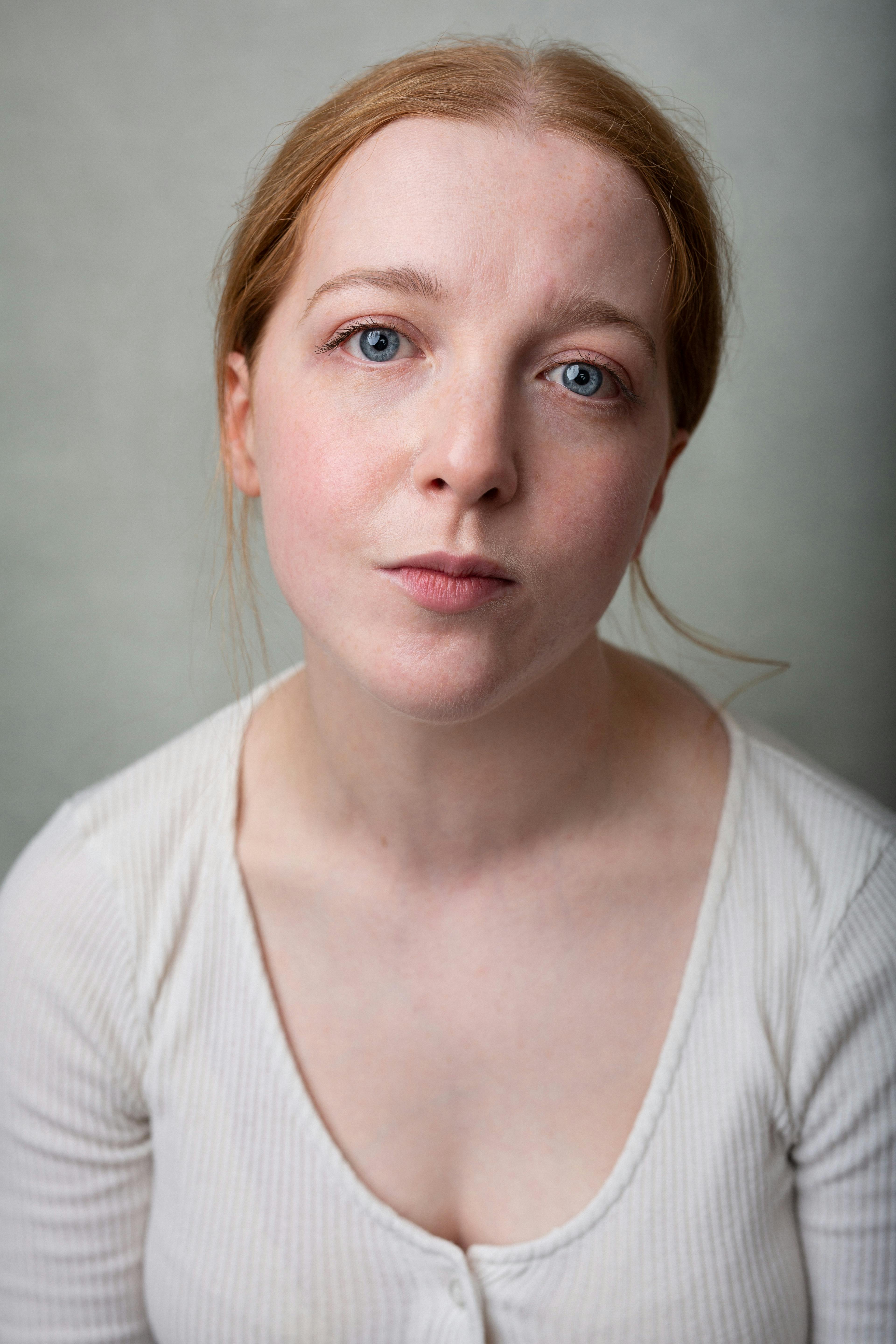 headshot of a London actor taken in a photography studio