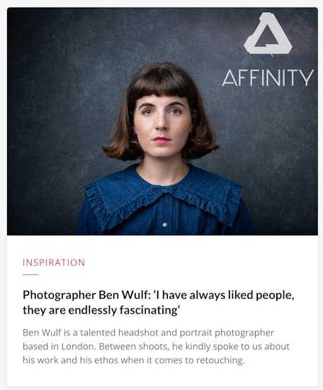 Ben Wulf Affinity Spotlight Article Thumbnail