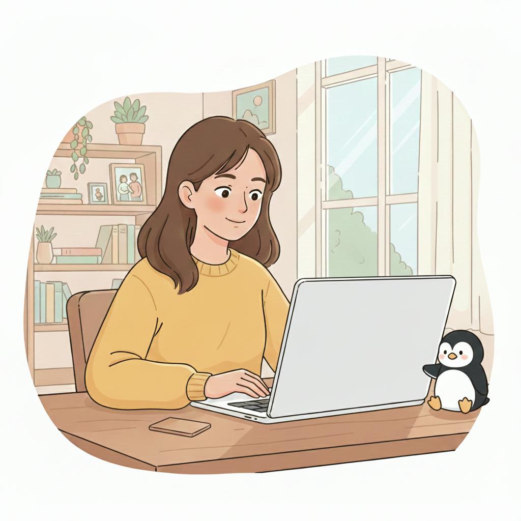 Tuteur familial gérant les démarches administratives avec Beny