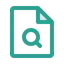file with magnifying glass icon