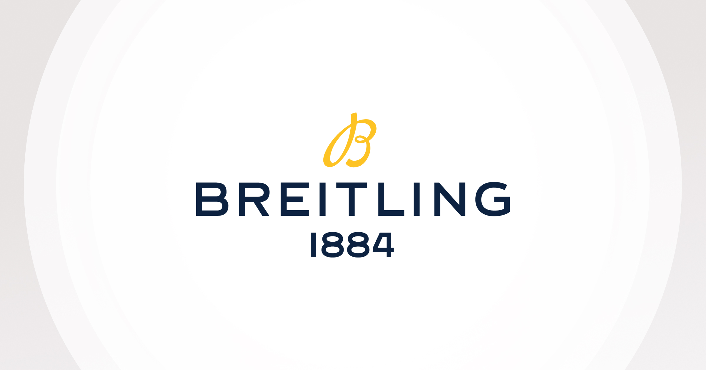 A graphic with the Breitling logo