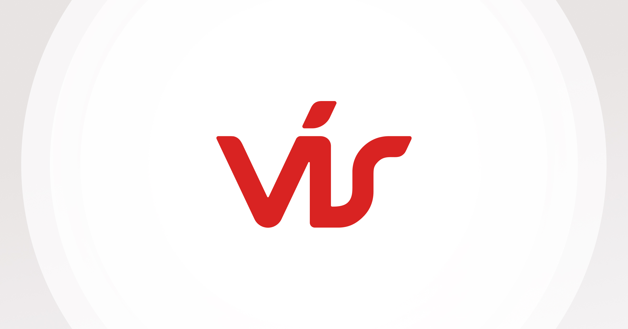 A graphic with the VÍS logo
