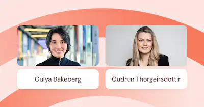 Photos of Gudrun Thorgeirsdottir and Gulya Bakeberg
