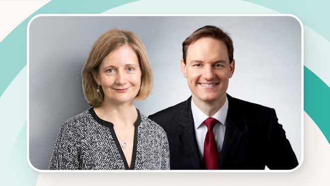 Tamsin Sridhara and Florian Frank from WTW