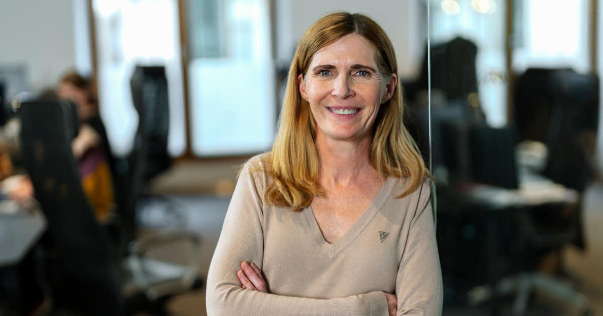 image of a woman smilling