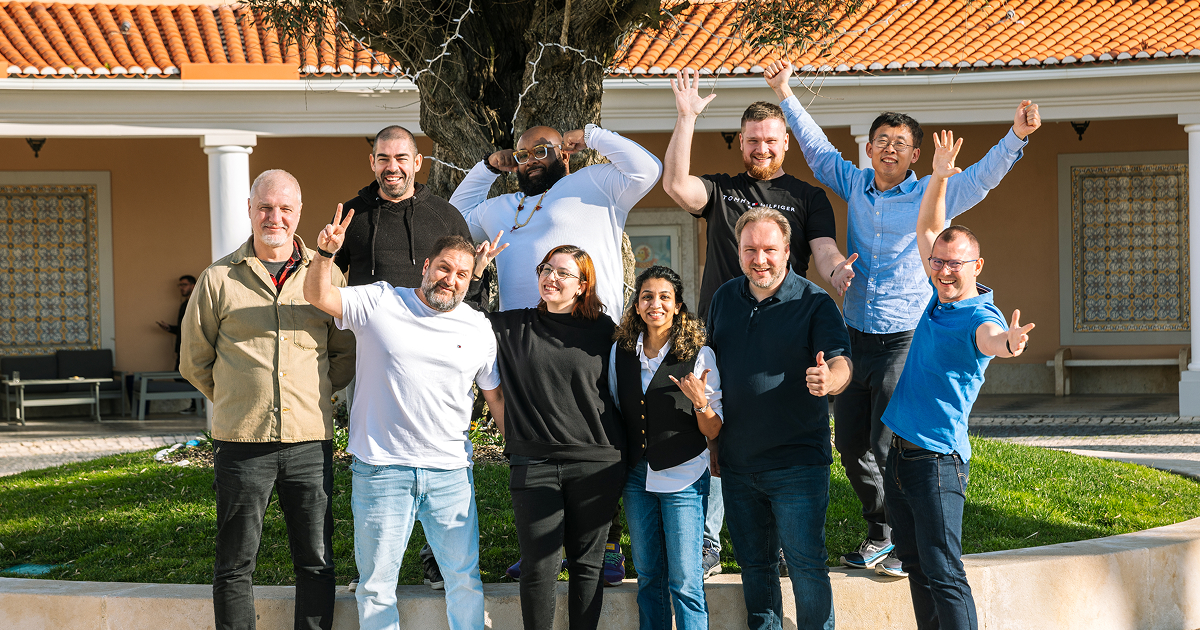 group picture of happy employees