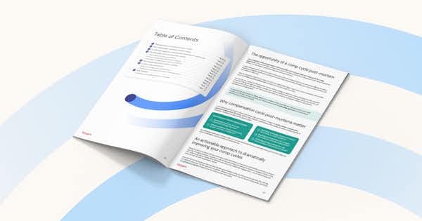 illustration of an open booklet