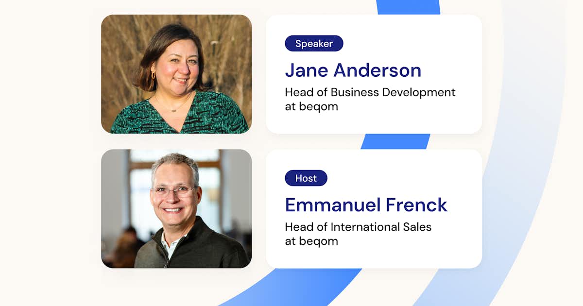 Graphic with images of Jane Anderson and Emmanuel Frenck.