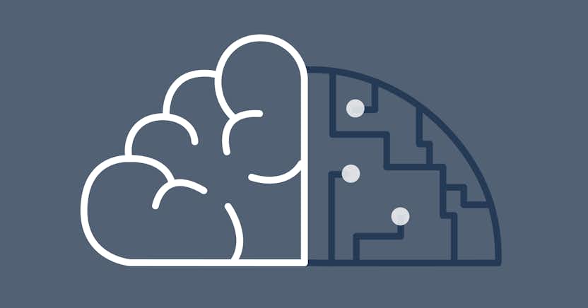 Abstract image of human brain