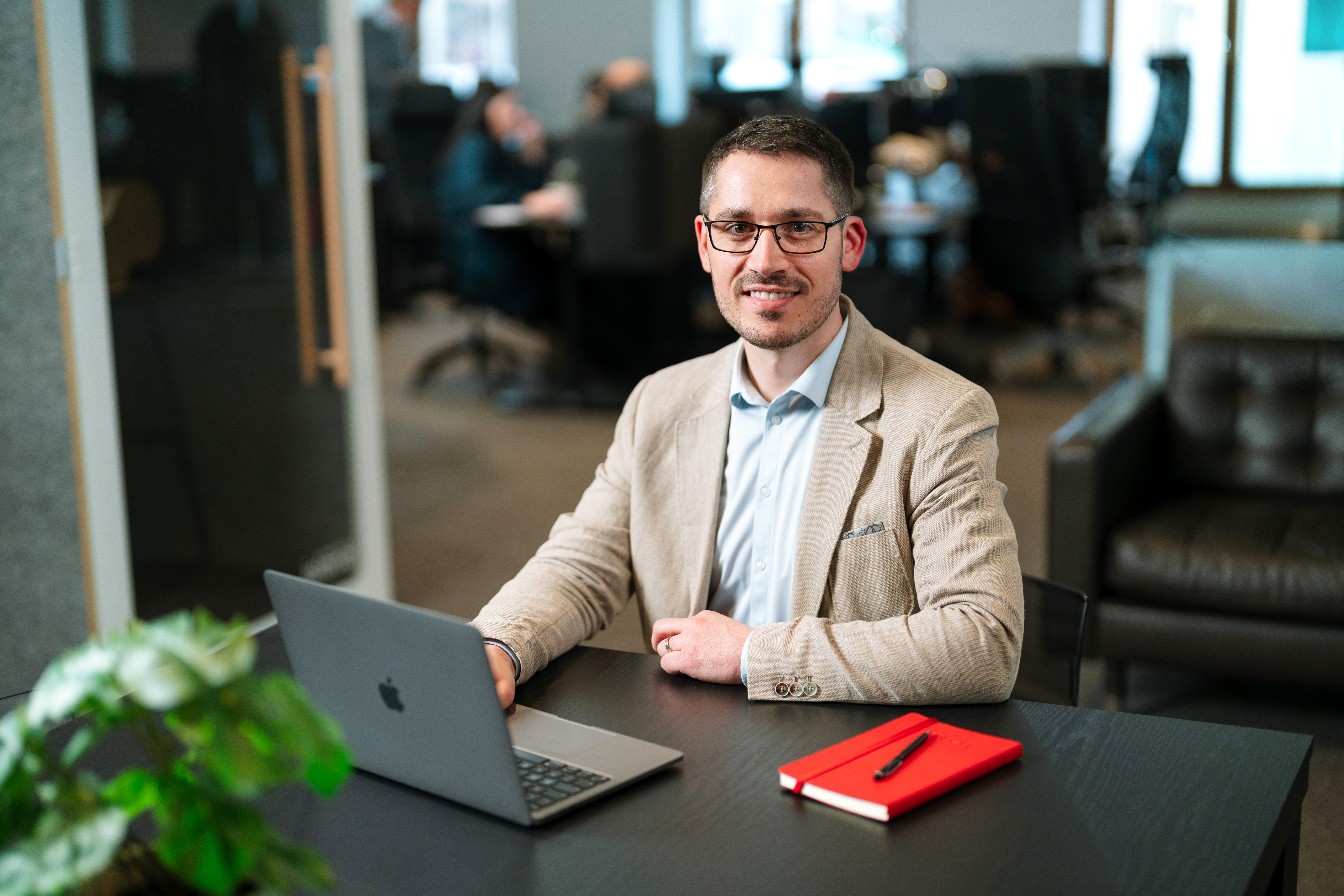 A portrait of Nicolas Martos.