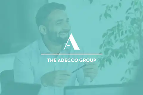 Un graphique vert pour la réussite d'Adecco.