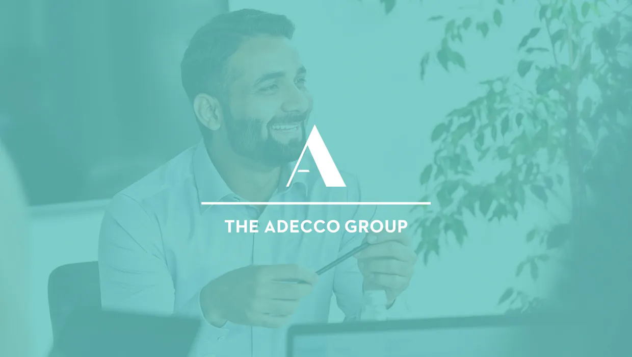 Grafica verde per la success story Adecco