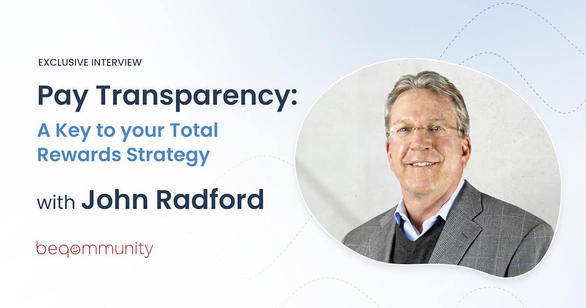 A graphic with text and a photo of John Radford.