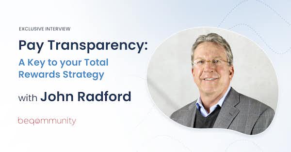 A graphic with text and a photo of John Radford.