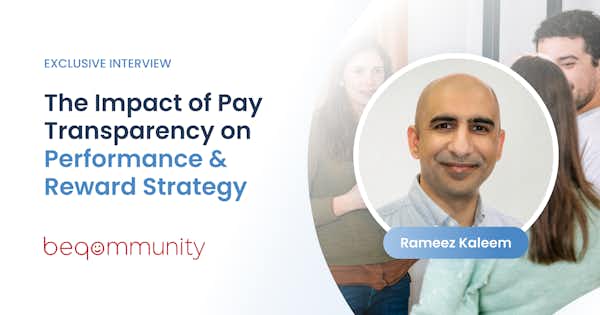 A graphic with text and a photo of Rameez Kaleem