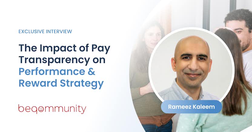A graphic with text and a photo of Rameez Kaleem
