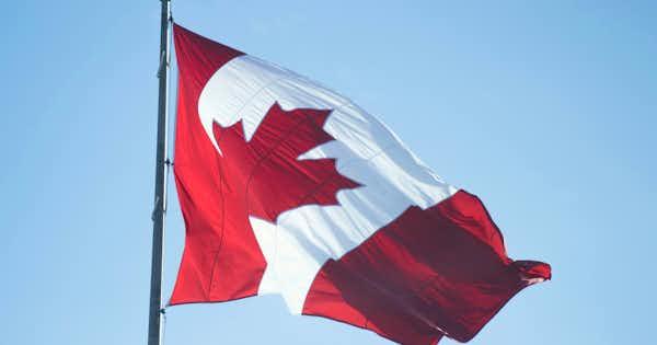 The Canadian Flag.