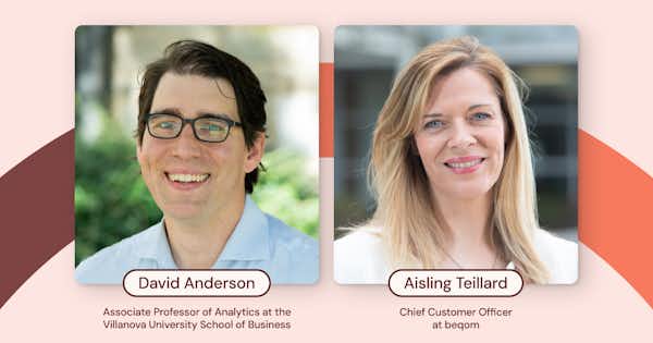 A graphic with photos of David Anderson and Aisling Teillard.