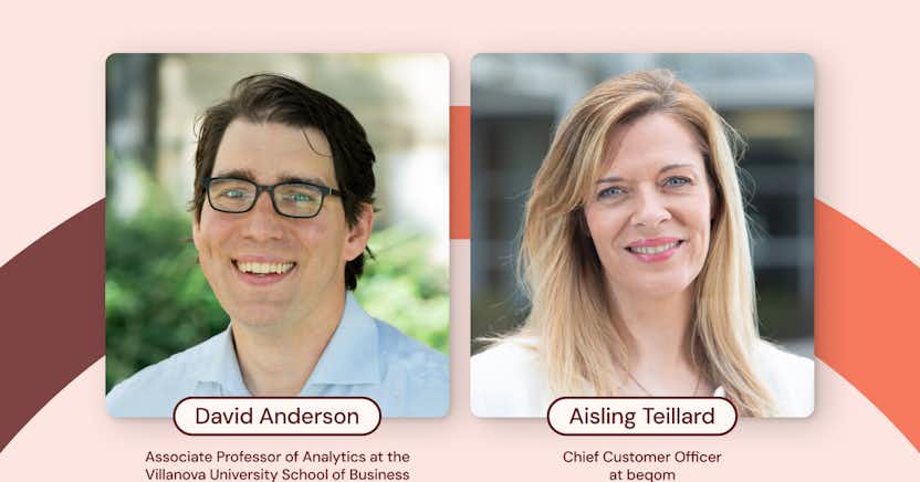 A graphic with photos of David Anderson and Aisling Teillard.