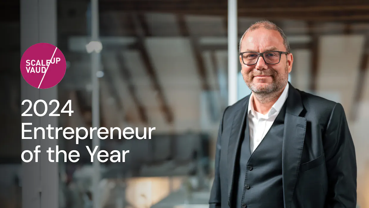 Picture of Fabio Ronga with text "2024 Entrepreneur of the Year"
