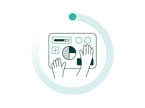Illustration, die eine Software-Benutzeroberfläche zeigt.