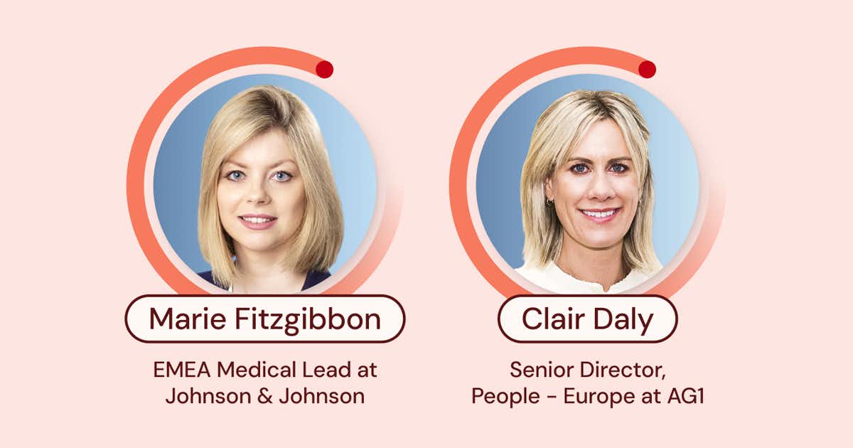 A graphic showing Marie Fitzgibbon and Clair Daly.