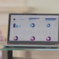 Computer with graphical dashboard