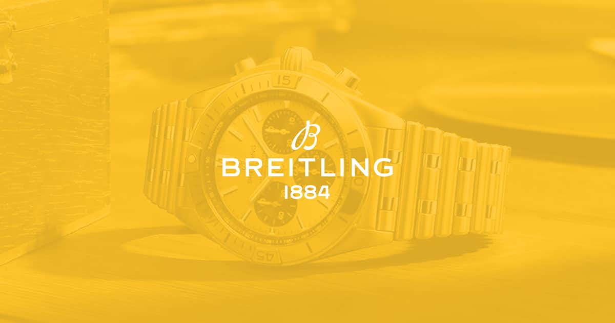 image of a watch with breitling logo on top