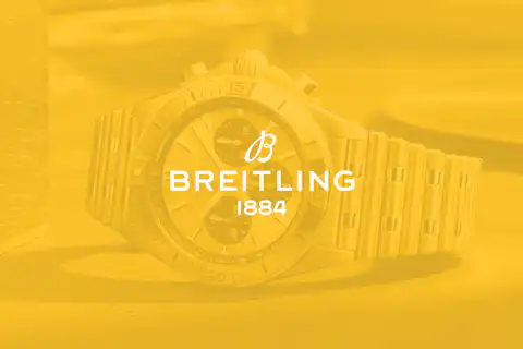 Bild einer Uhr mit Breitling-Logo oben