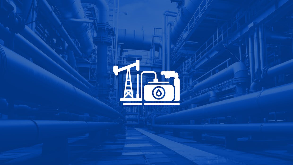 image representing oil and energy industry with dark blue color accent