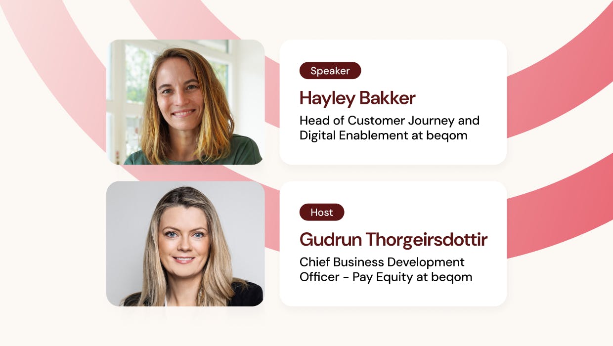 Image with Hayley Bakker and Gudrun Thorgeirsdottir.