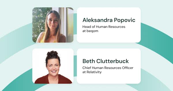 Image with Aleksandra Popovic and Beth Clutterbuck.