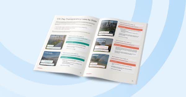 booklet image of the U.S. Pay Transparency Laws by State 2025 eGuide