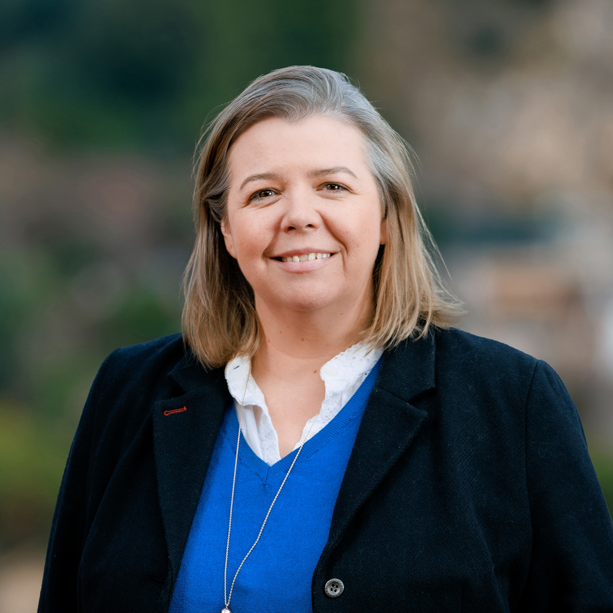A portrait photo of Clare Bonham