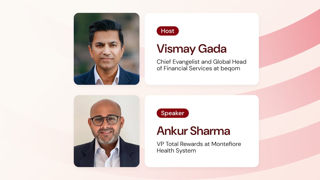 Visual with images of Vismay Gada and Ankur Sharma.