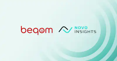 Grafik mit Logos von beqom und Novo Insights.