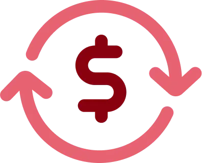 beqom's compensation management logo. A dollar sign in the center of an arrow circle