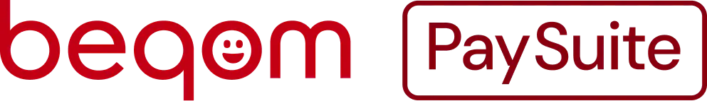 The logo for the beqom PaySuite