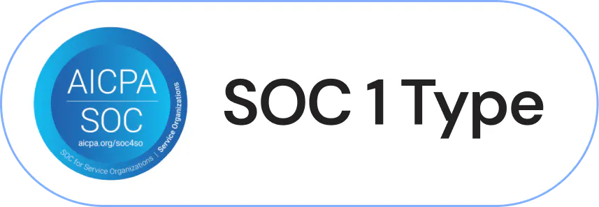 SOC 1 Type banner