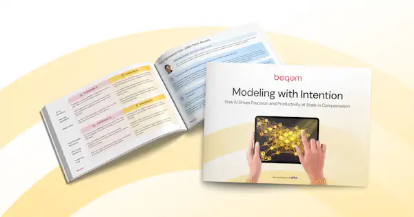 Abbildung des eGuides 'modeling with intention': Cover und Innenansicht