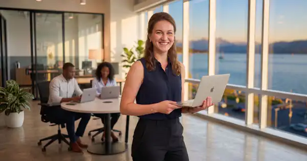 Employee in the office