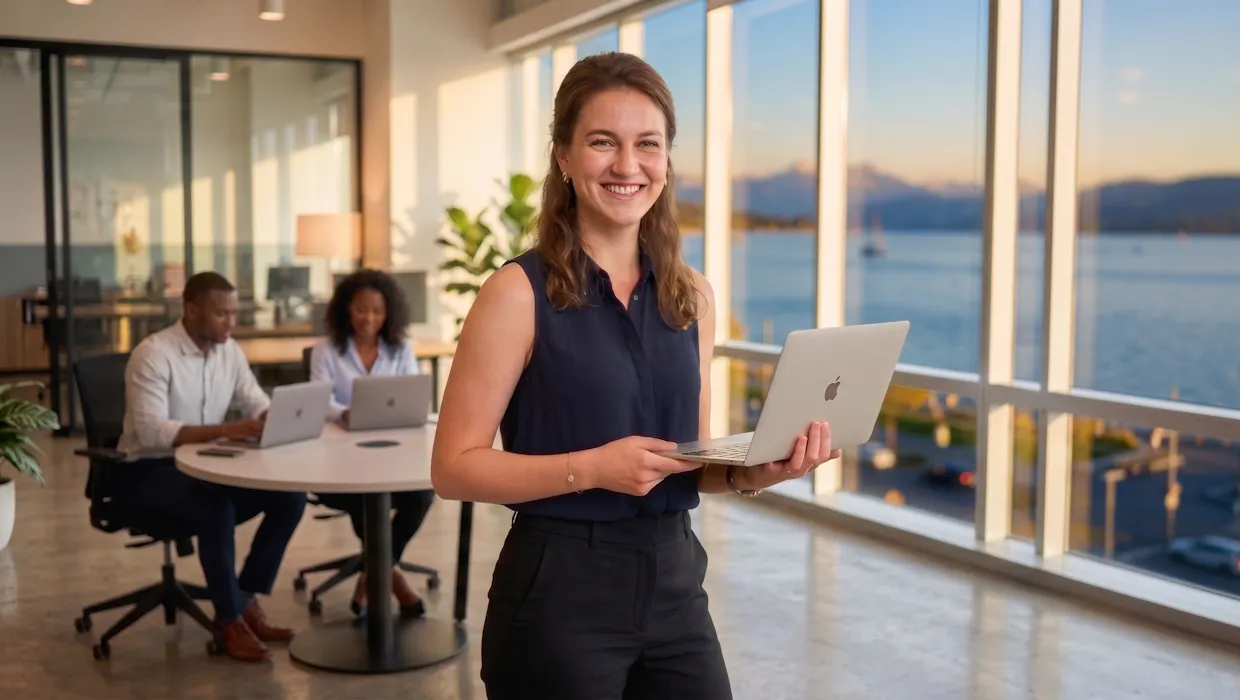 Employee in the office