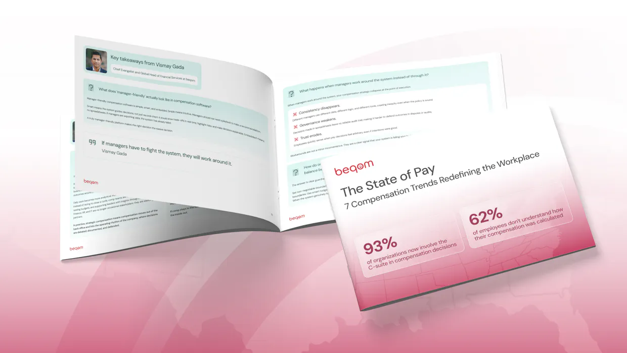 Image of beqom's The State of Pay Report.